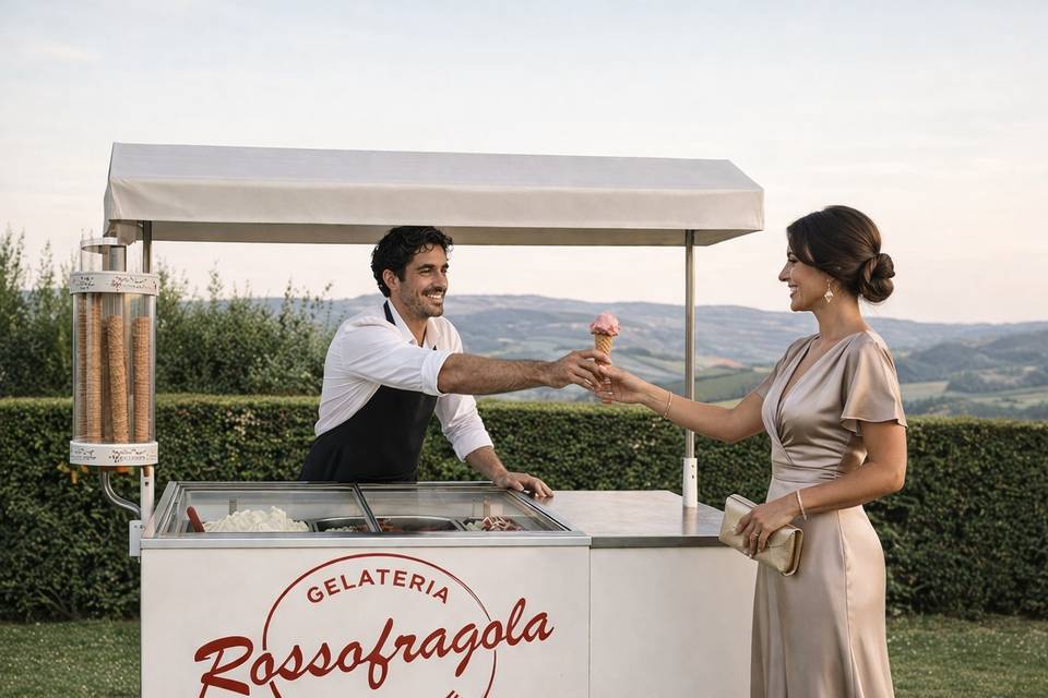 Carretto e sposa