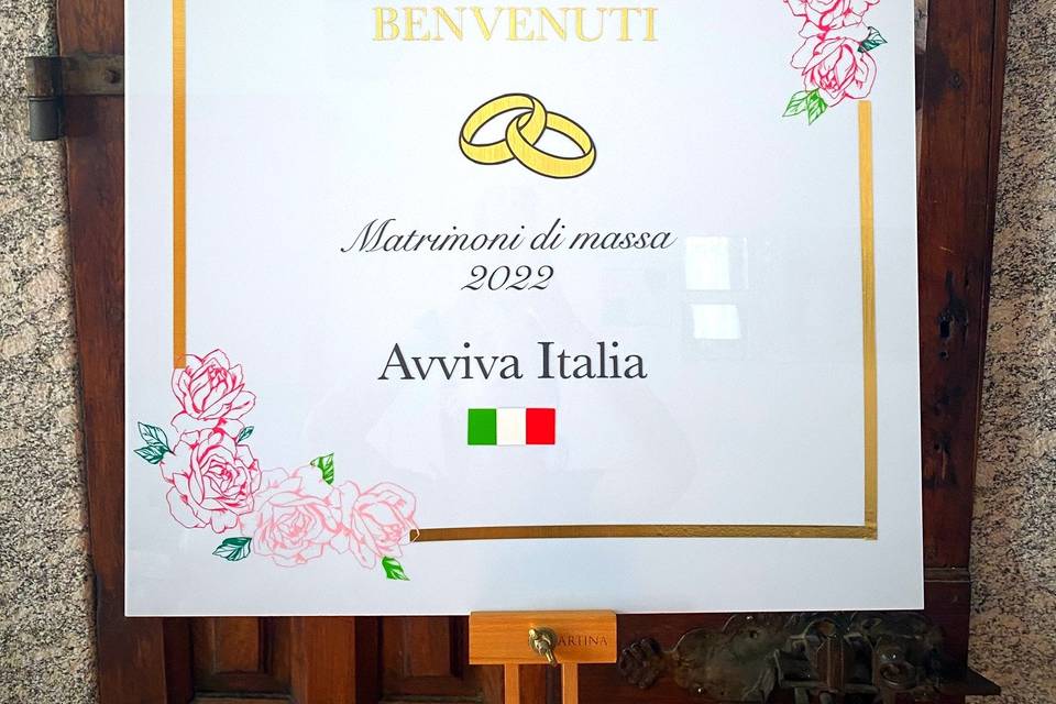 Benvenuto in acrilico