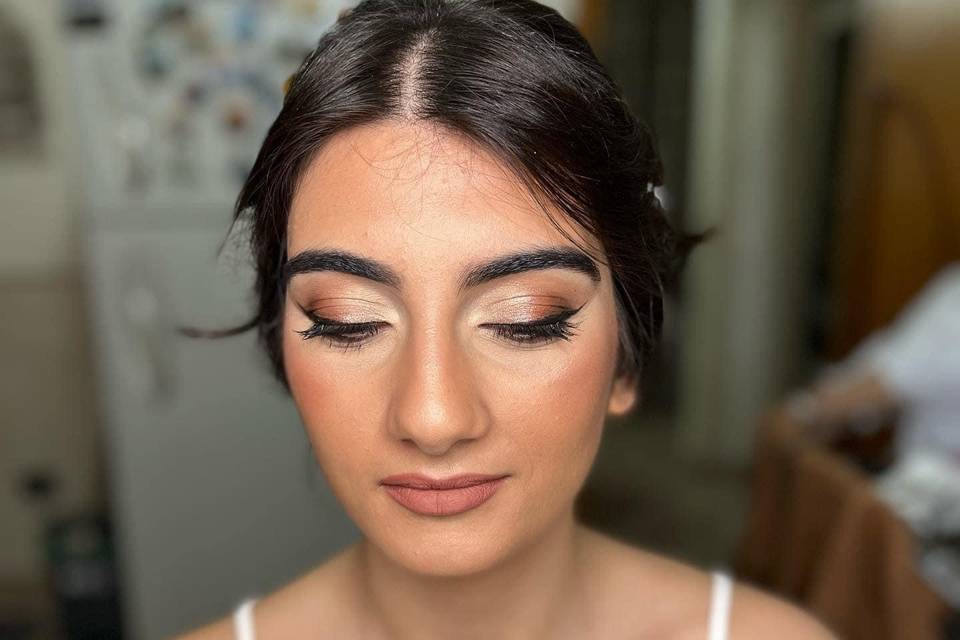 Makeup sposa dai toni caldi