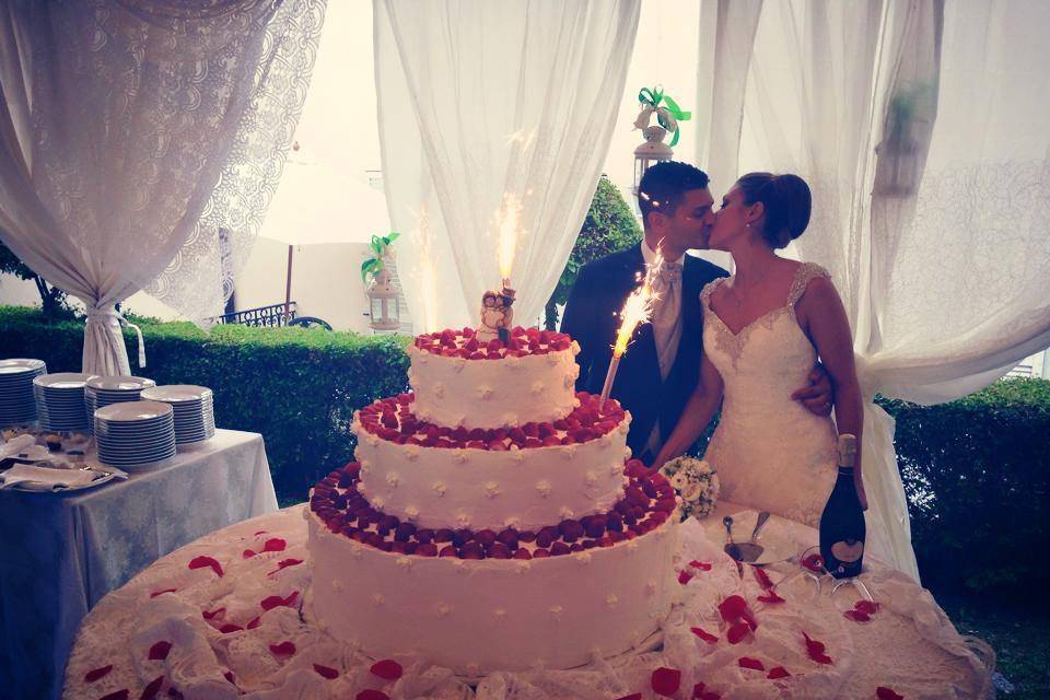 Wedding cake fragole