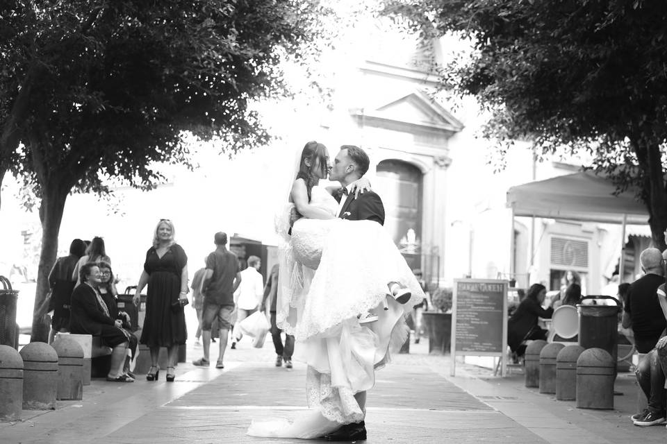 Street wedding