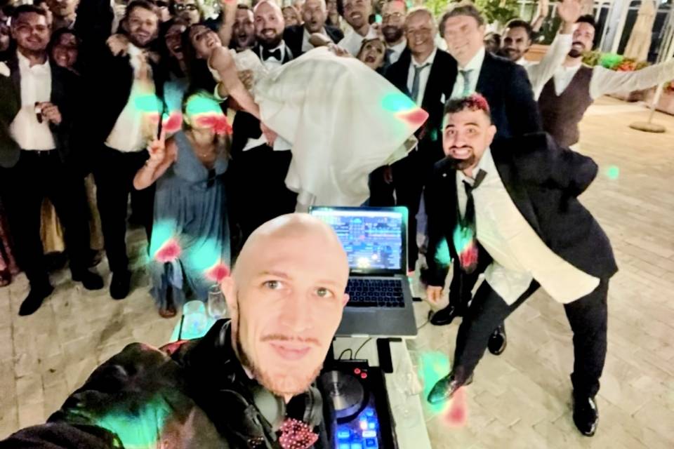Matrinonio foto di gruppo