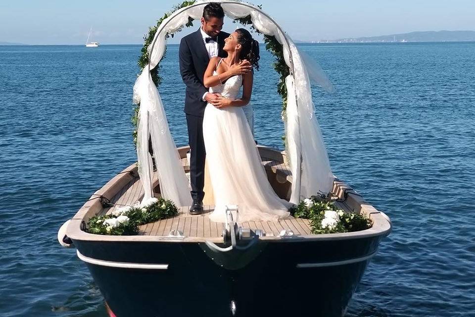 Matrimonio in mezzo al mare
