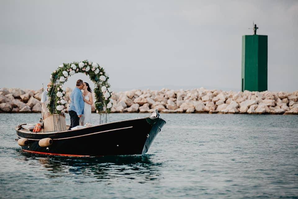 Matrimonio in barca