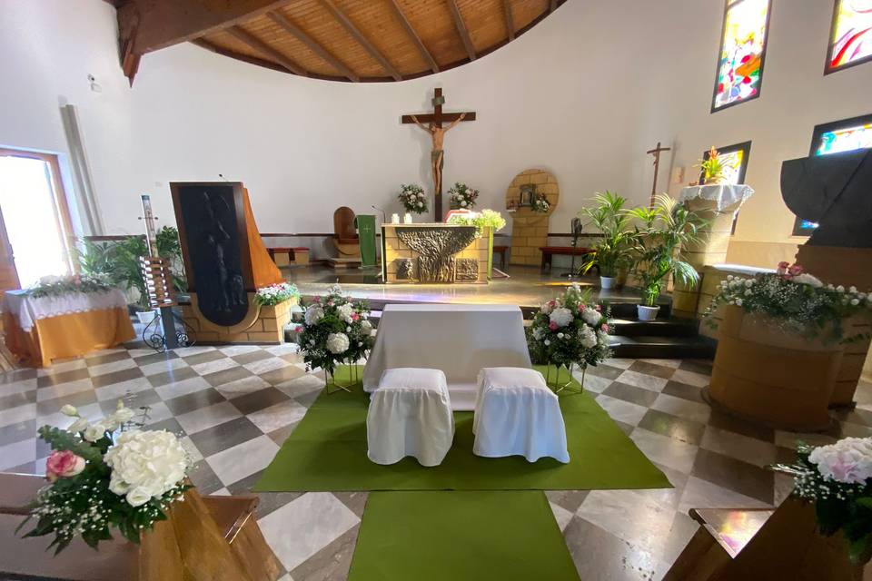 Allestimento chiesa