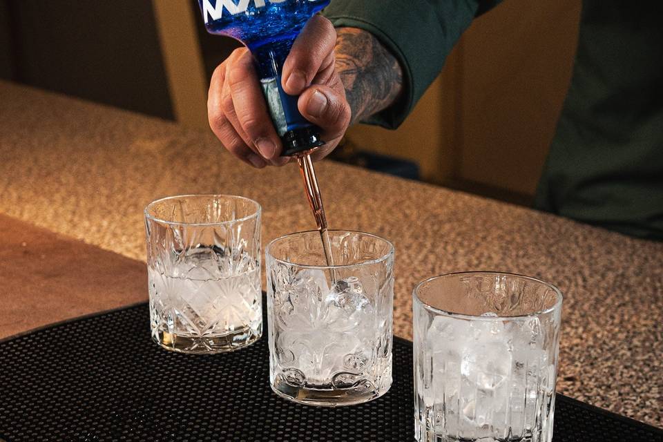 Preparazione cocktail