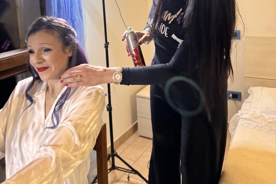 Make-up e acconciatura sposa