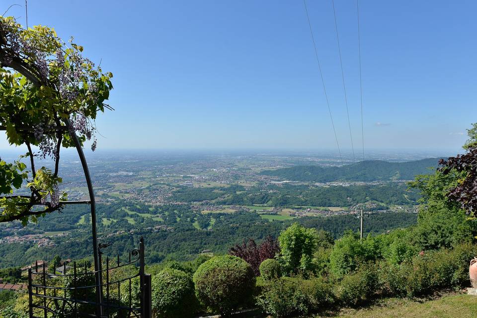 Panorama dalla location