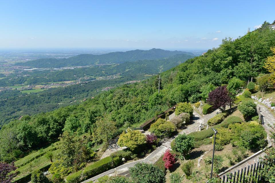 Vista sui giardini