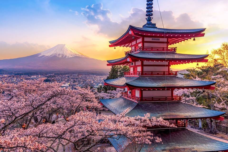 Il Giappone e il Monte Fuji