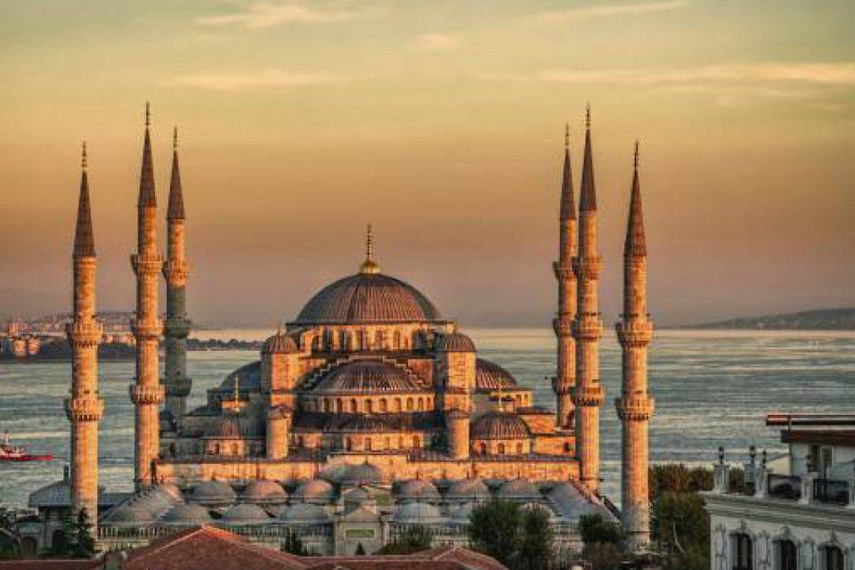 La moschea blu a Istanbul