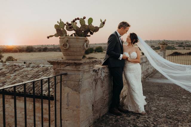 Golden Hour Newlyweds