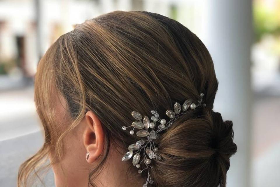 Chignon basso liscio - Cristel