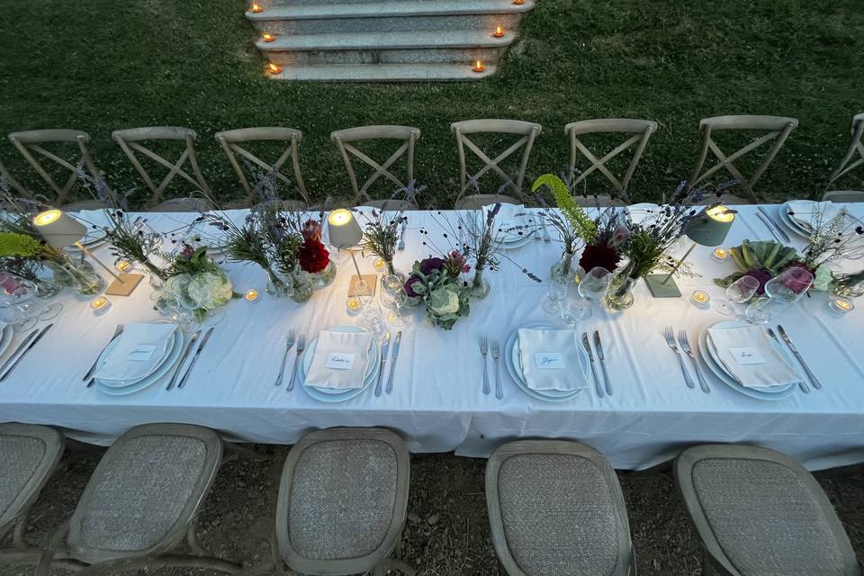 Set Up tavolo imperiale