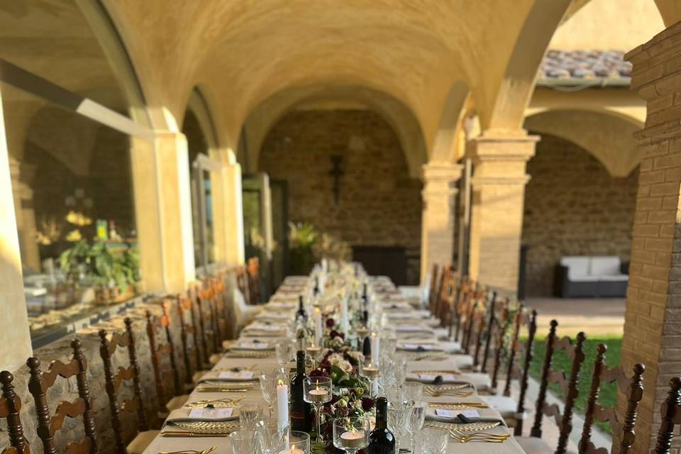 Wedding imperial table