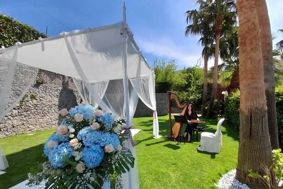 Rito e aperitivo in giardino
