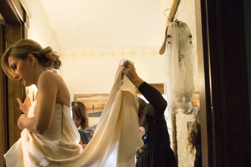 Preparazione sposa