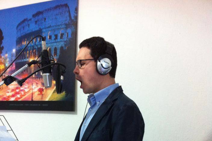 In studio