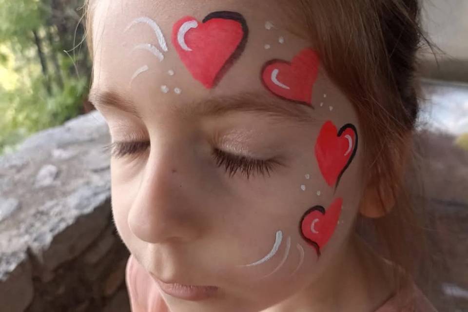 Truccabimbi cuori