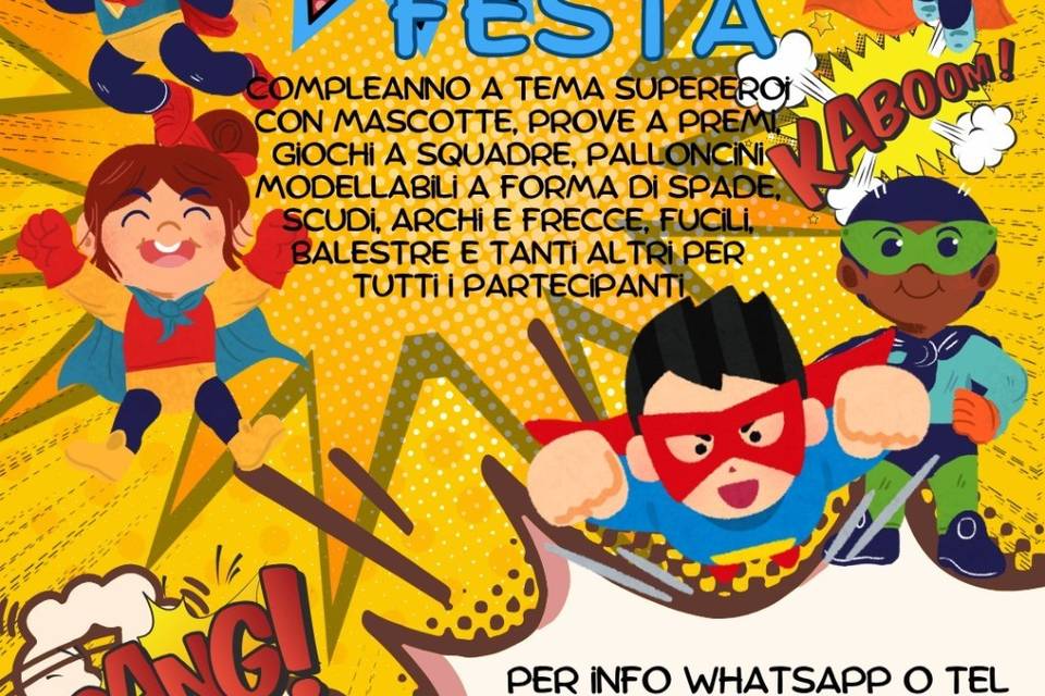 Compleanno a tema supereroi