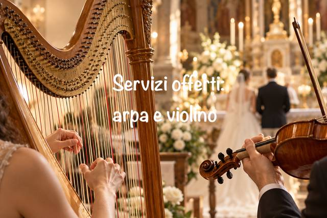 Arpa e violino