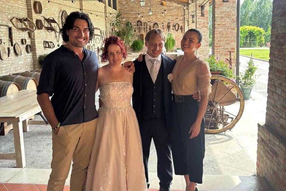 Con Luisa e Giacomo 8/26