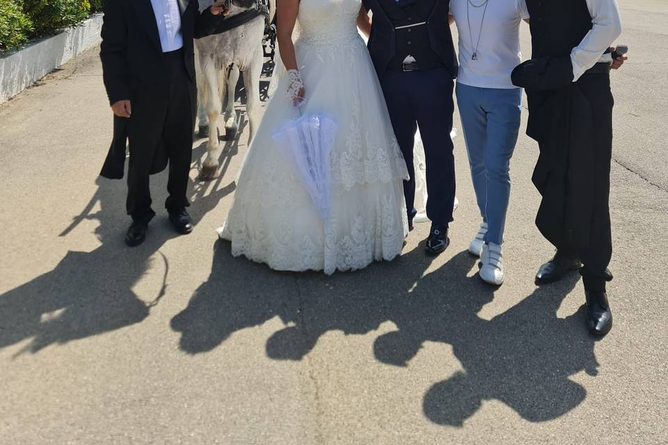 Matrimonio Favola in carrozza