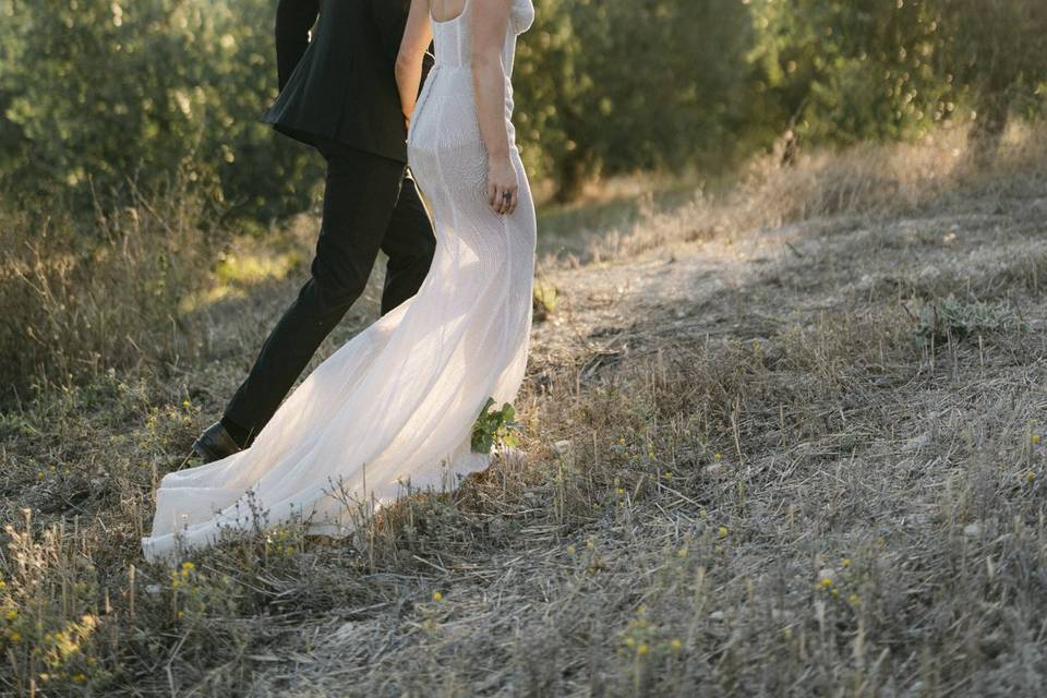 Al fresco wedding
