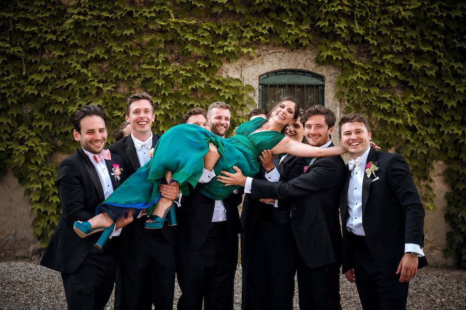 Bride & groomsmen