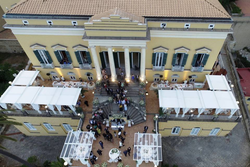 Allestimento gazebo scuotto