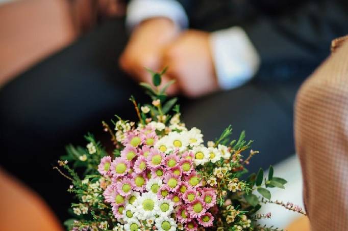 Torta e bouquet