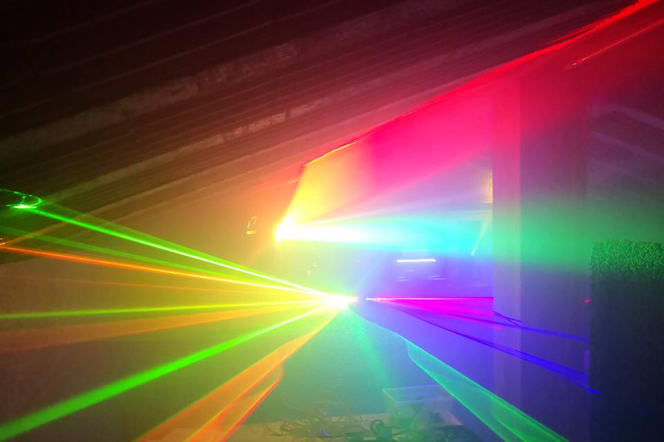 Mini laser show