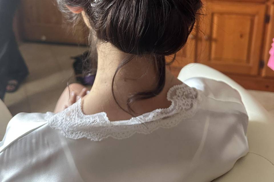 Chignon basso volume
