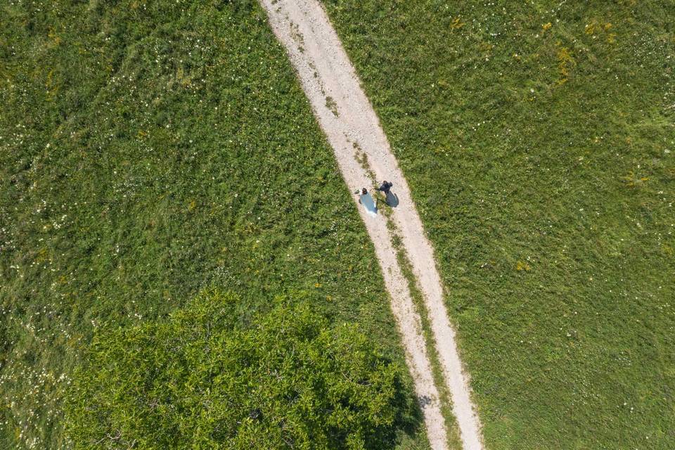 Drone photography in Trentino