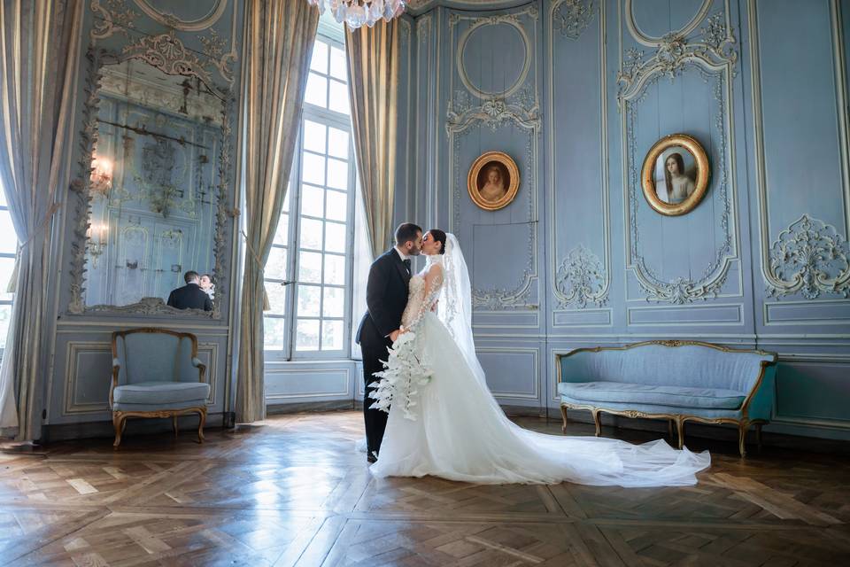 Sala blu Chateau Champlatreux