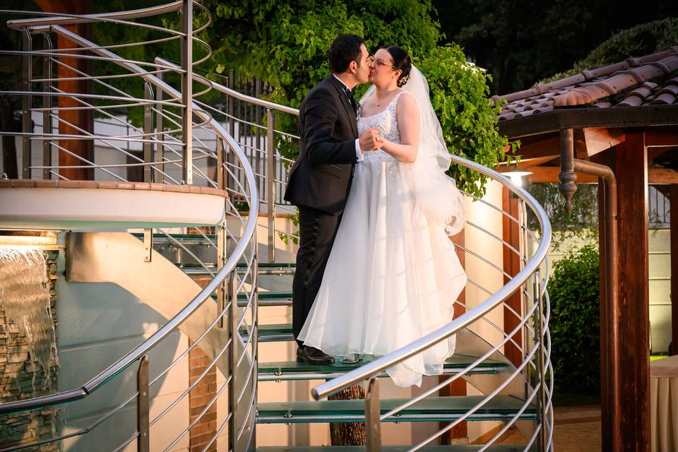 Il bacio delgi sposi