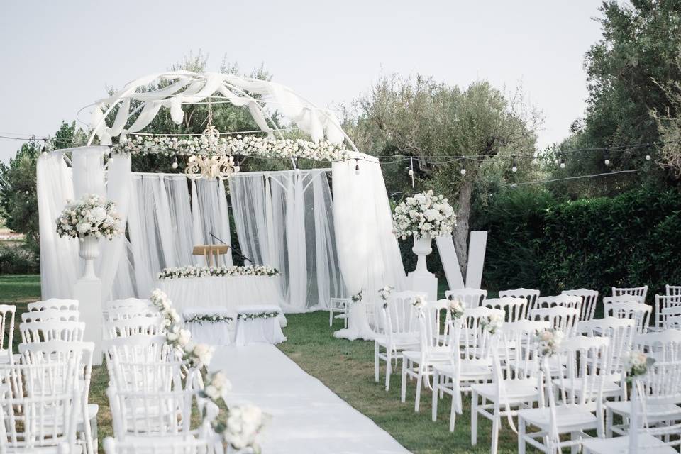 Ceremony in the garden