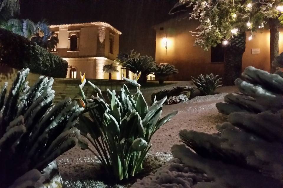 Il Casale innevato