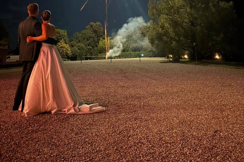 Wedding fireworks Varese