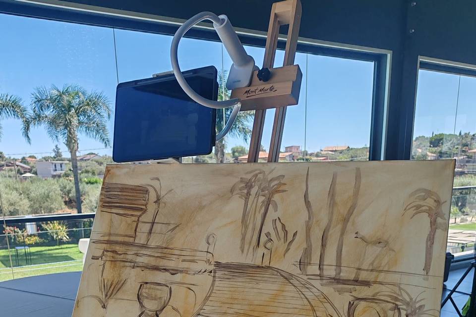 Live painting: in progress
