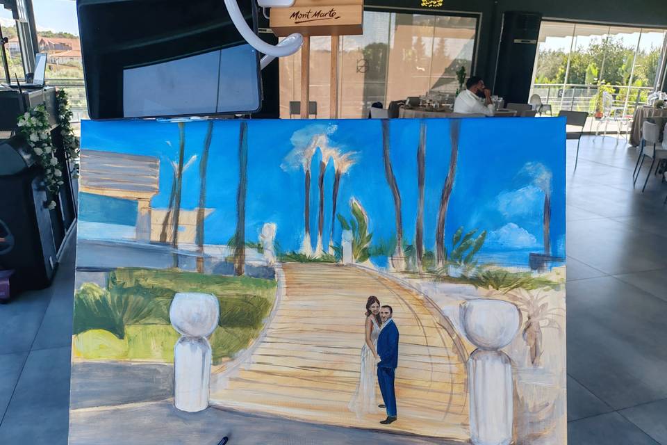 Live painting: in progress