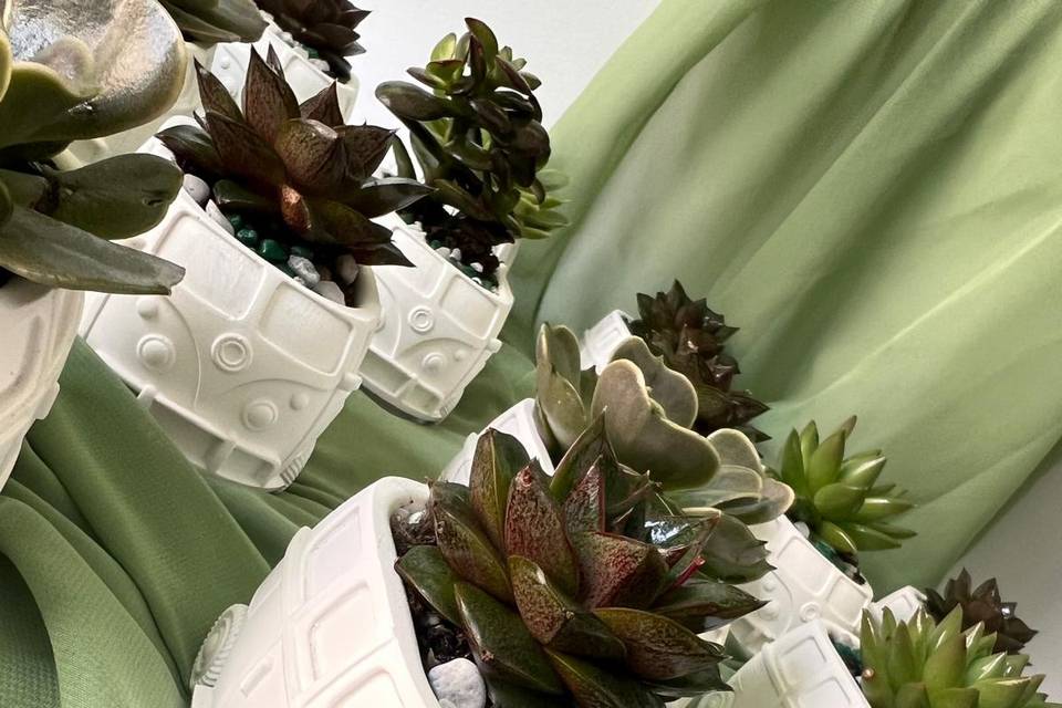Furgoncino wv in ceramica