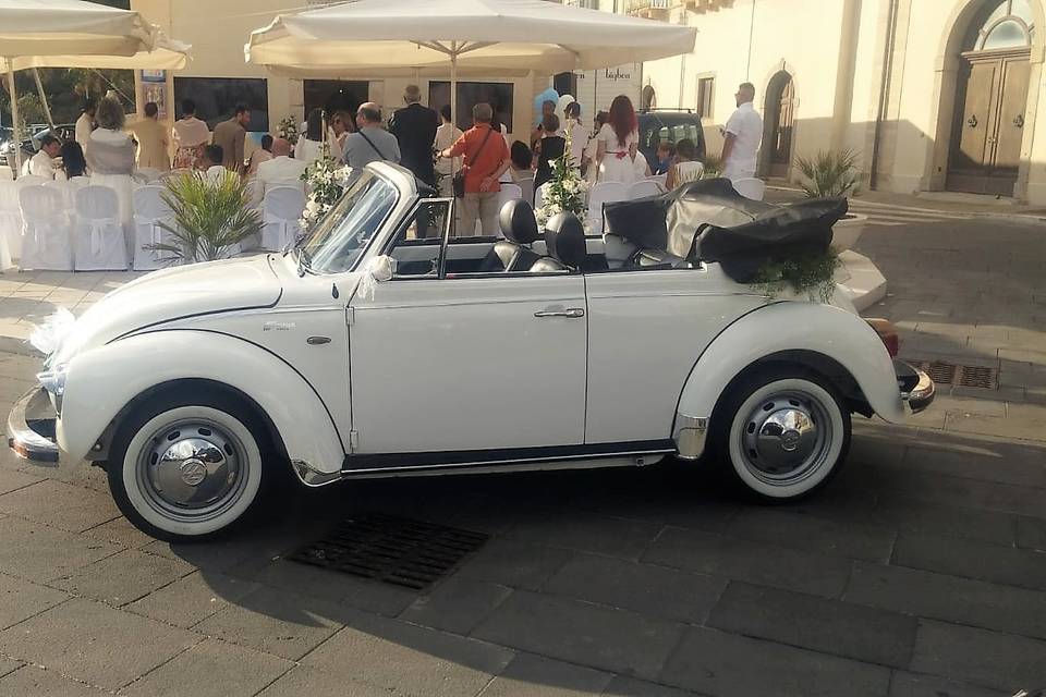 Maggiolone bianco cabrio