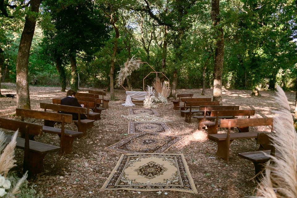 Boho ceremony