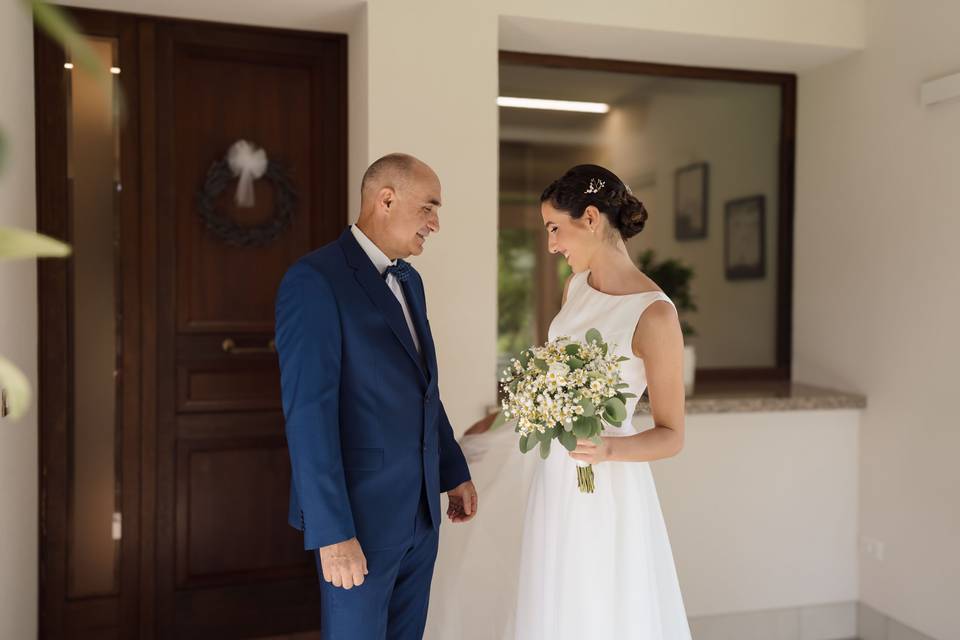 Vestizione sposa