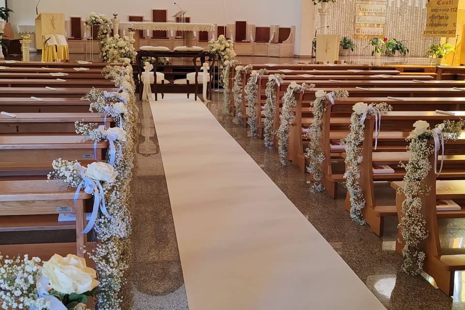 Decorazioni panche