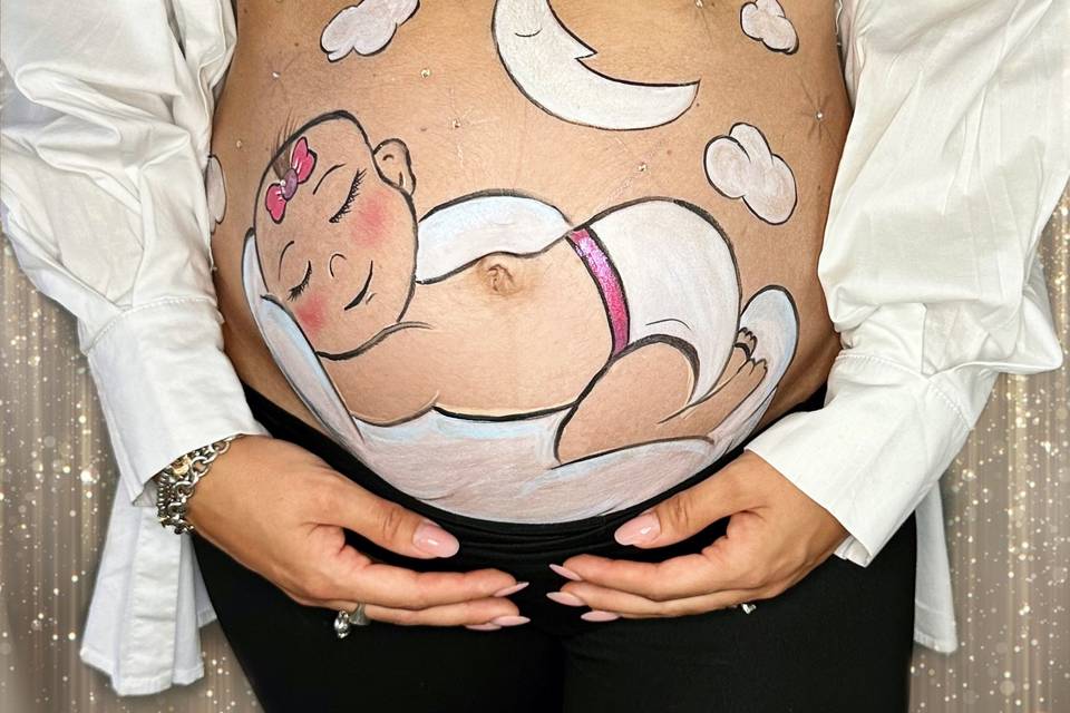 Trucco-bellypainting-mamma