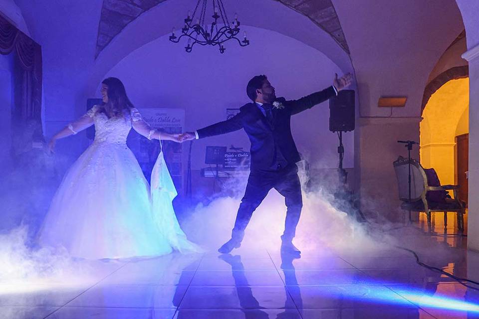 Effetto Fontane Luminose Matrimonio