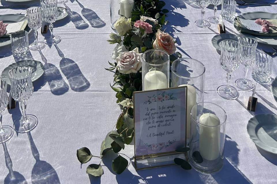 Allestimento romantico
