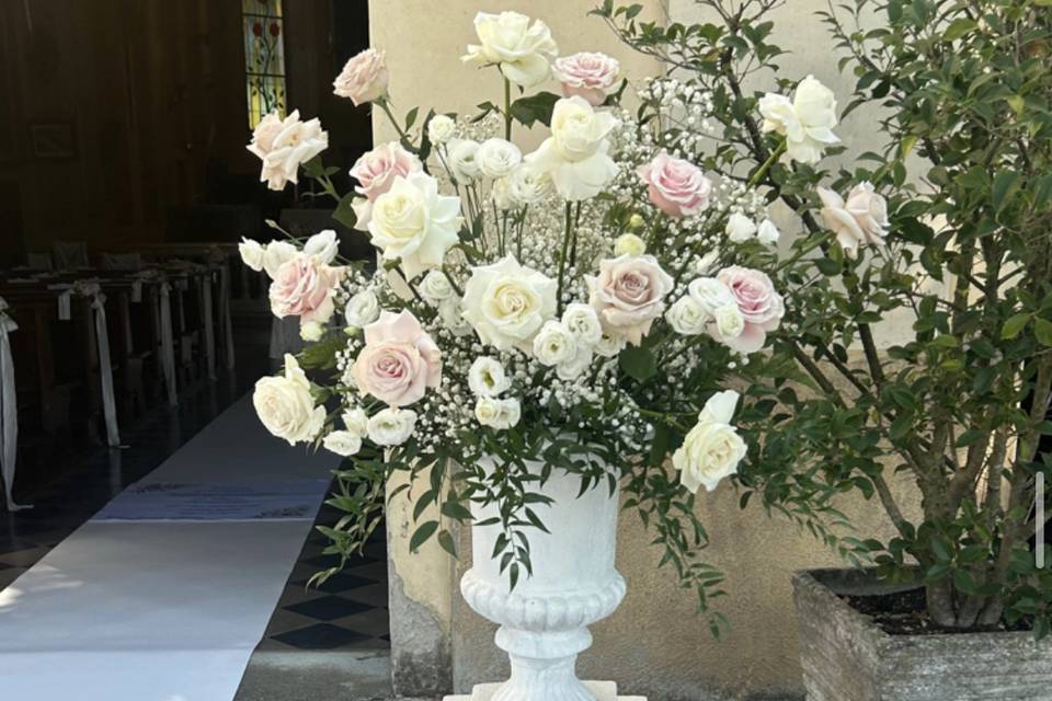Allestimento romantico
